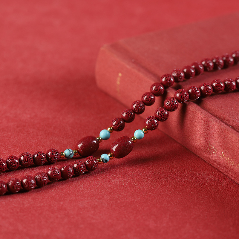Go Ethnic Fashion - 108-Bead Buddhist Prayer Beads, Multi-Strand Bracelet