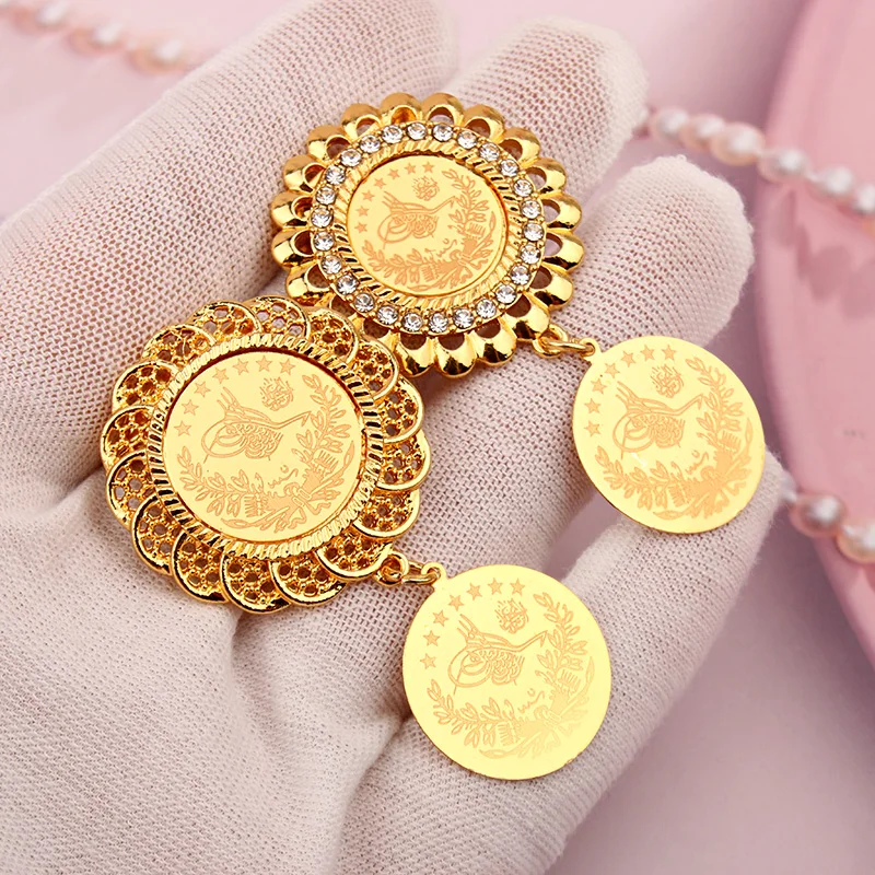 Ethnic Fashion Co In - Kurdistan Turkish Jewelry Broohes Gold Plated